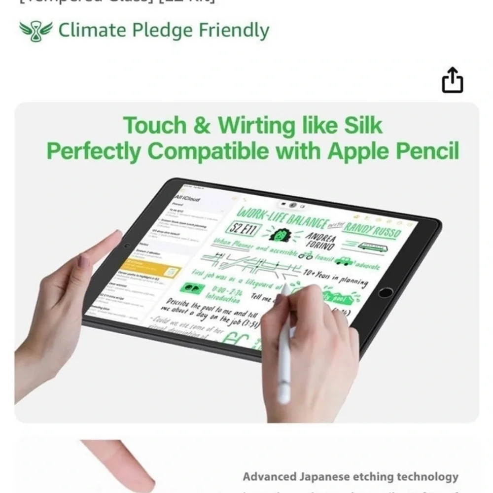 Bioton Screen Protector for Apple iPad 10.2” (2021/2020/2019)